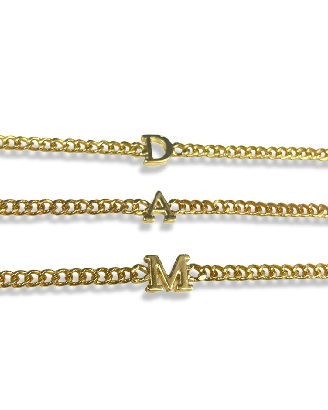 Cuban Link Initial Necklace