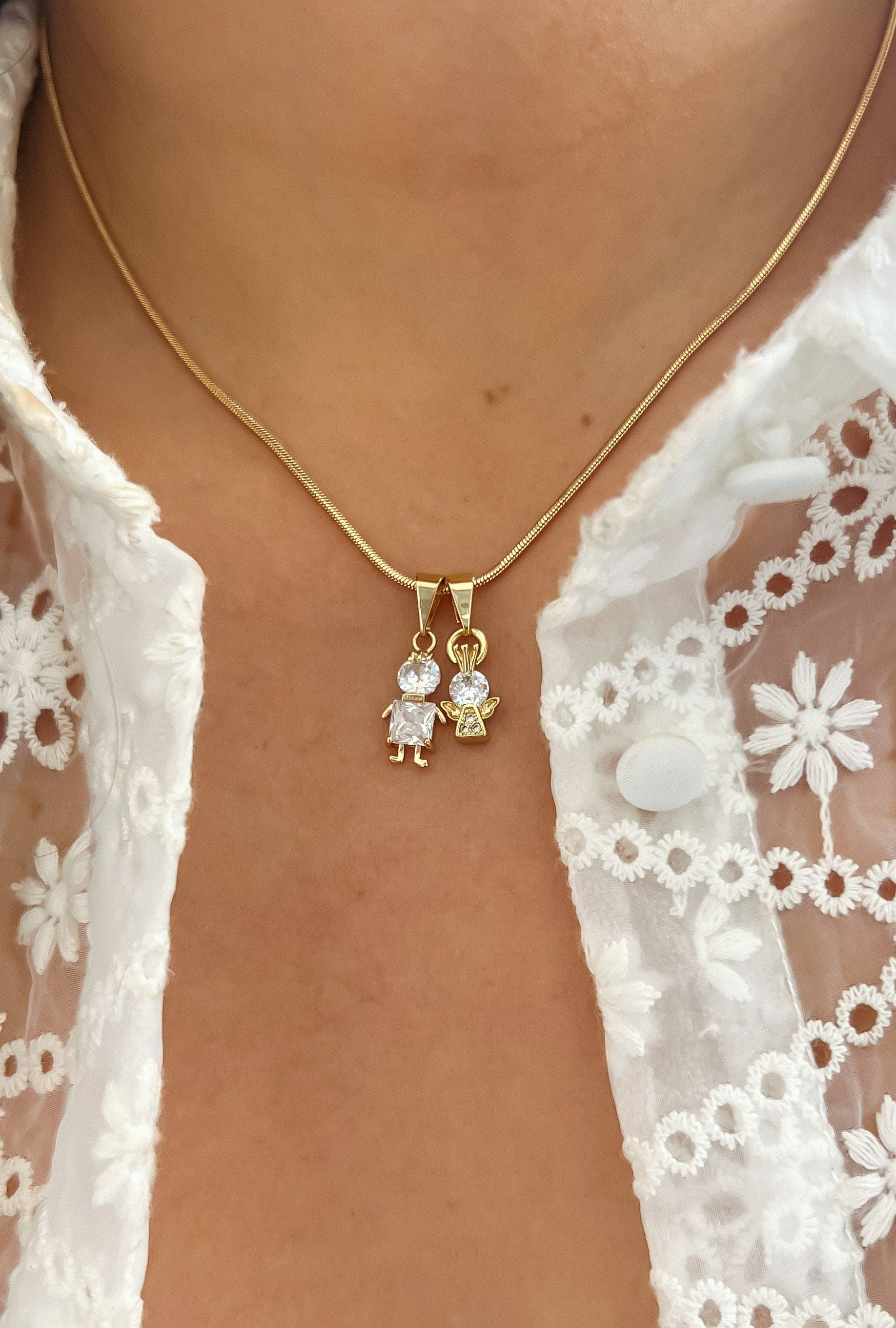 Angel baby necklace mothers day