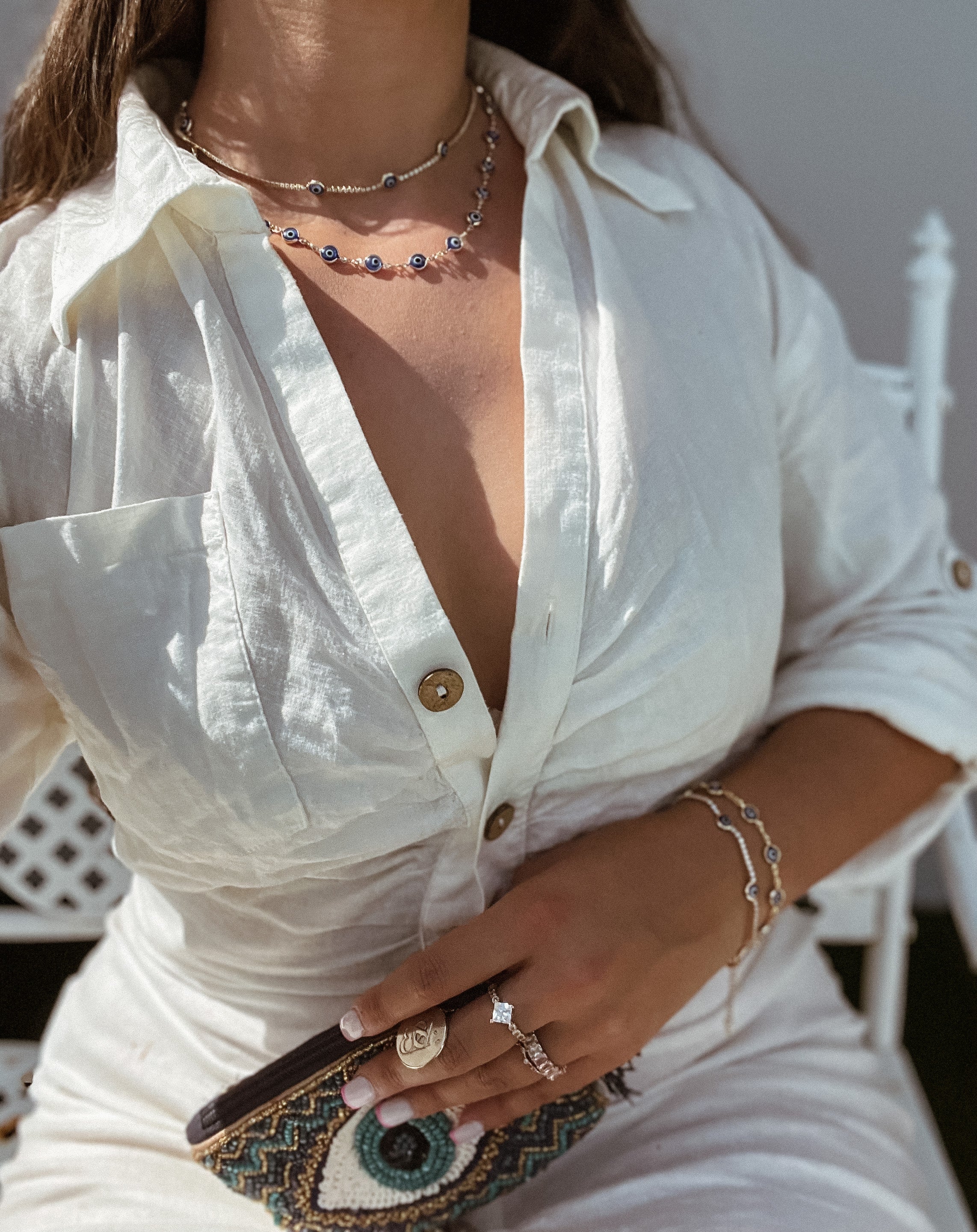 Calista Evil Eye Necklace