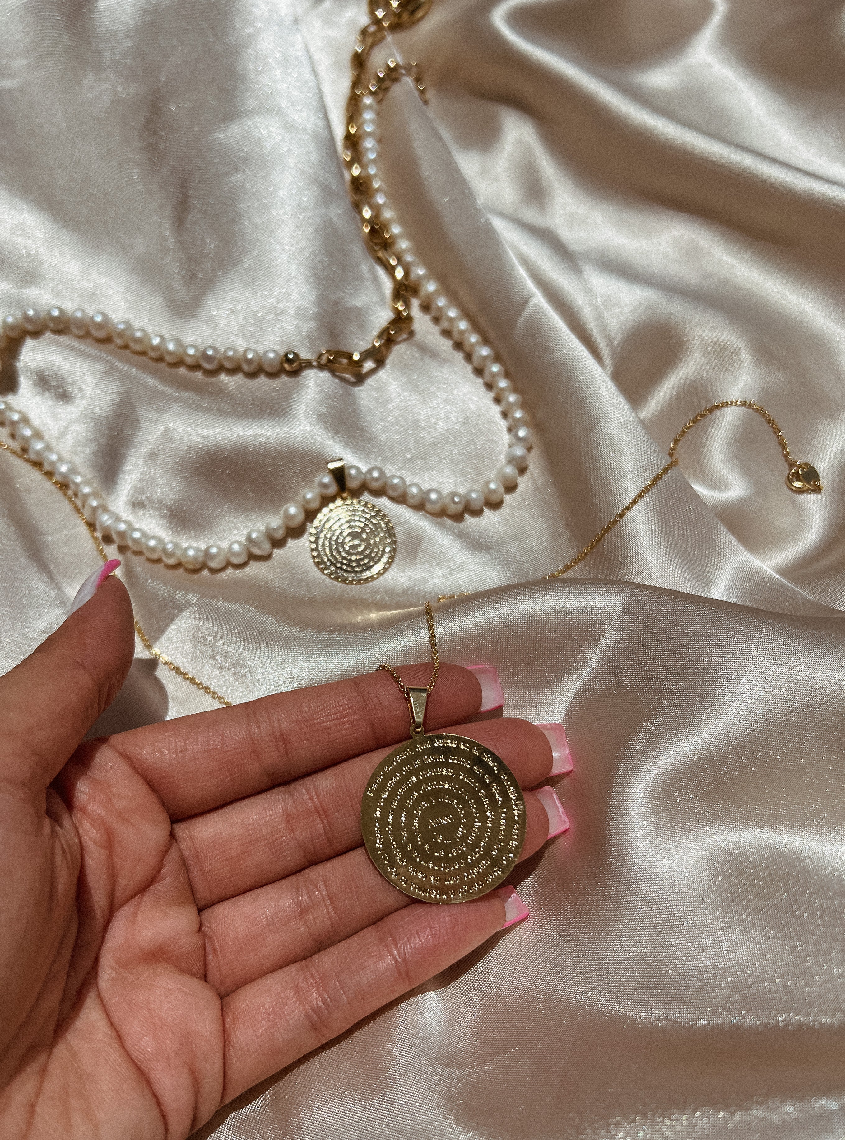 Prayer Pearl necklace