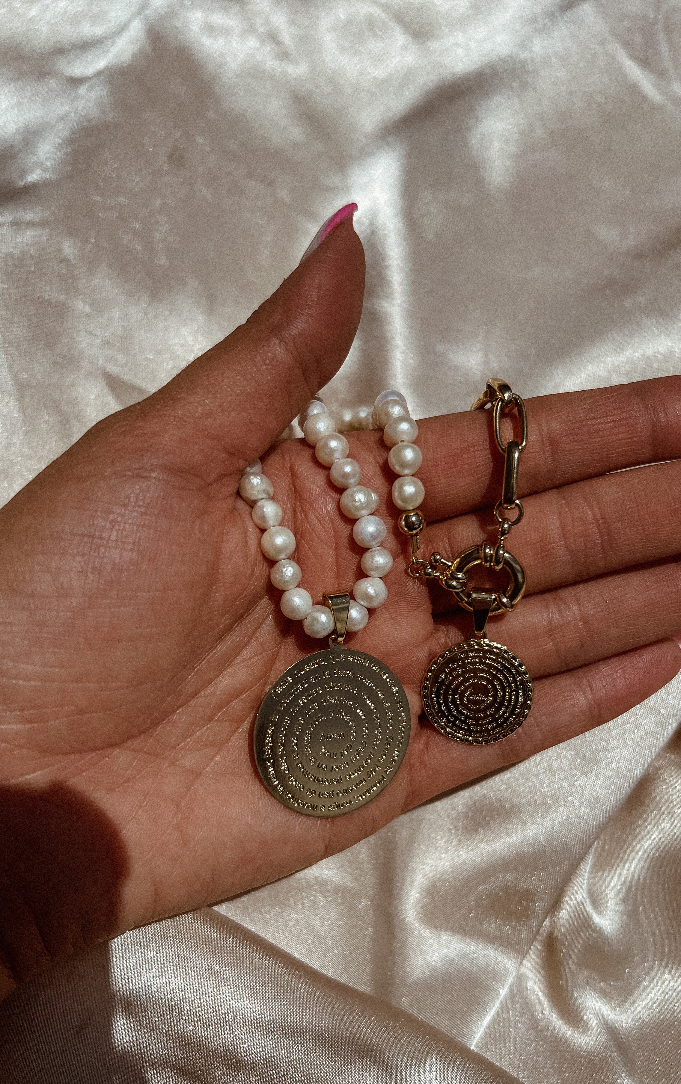 Prayer Pearl necklace