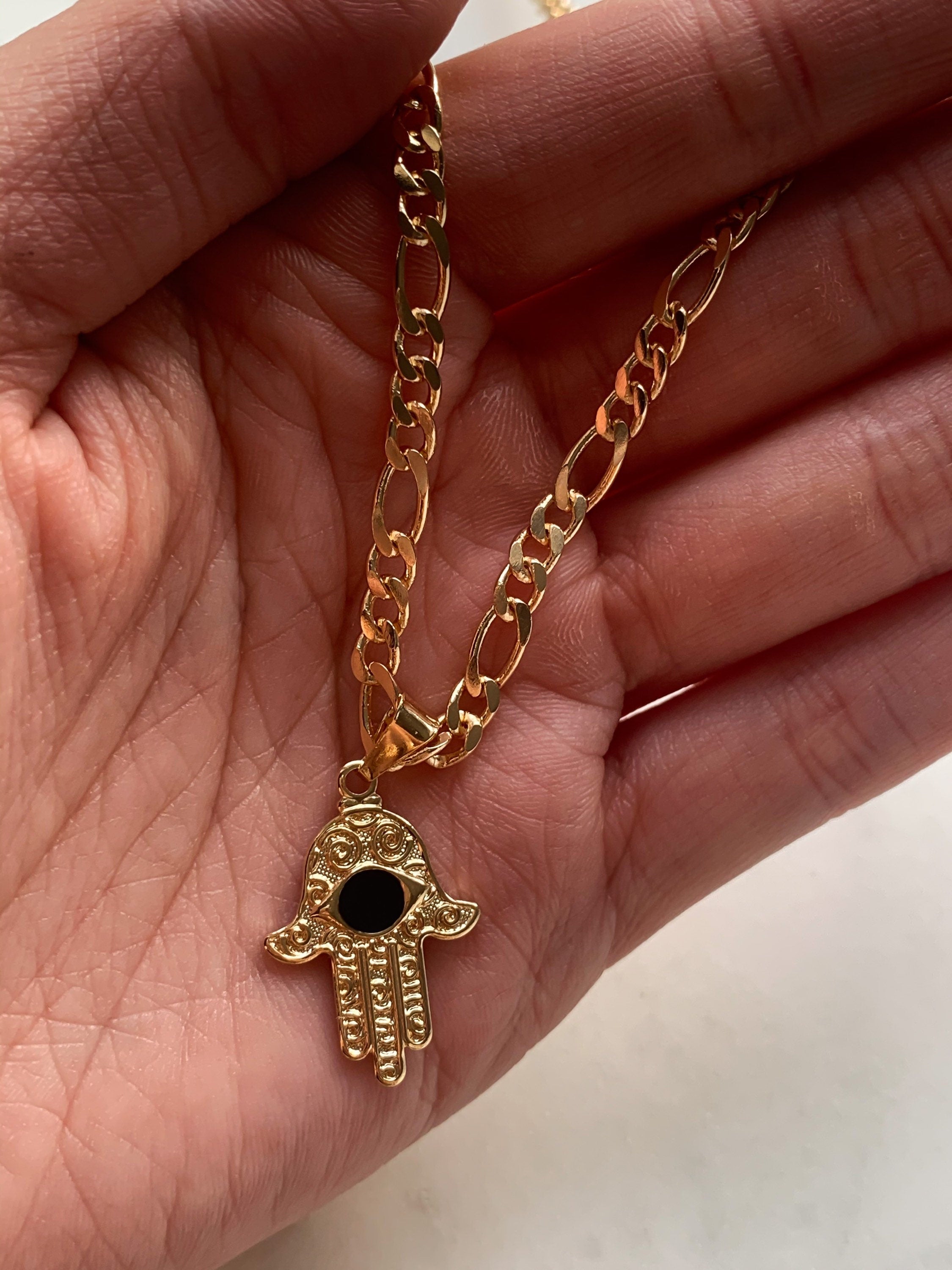 Elias Hamsa Necklace