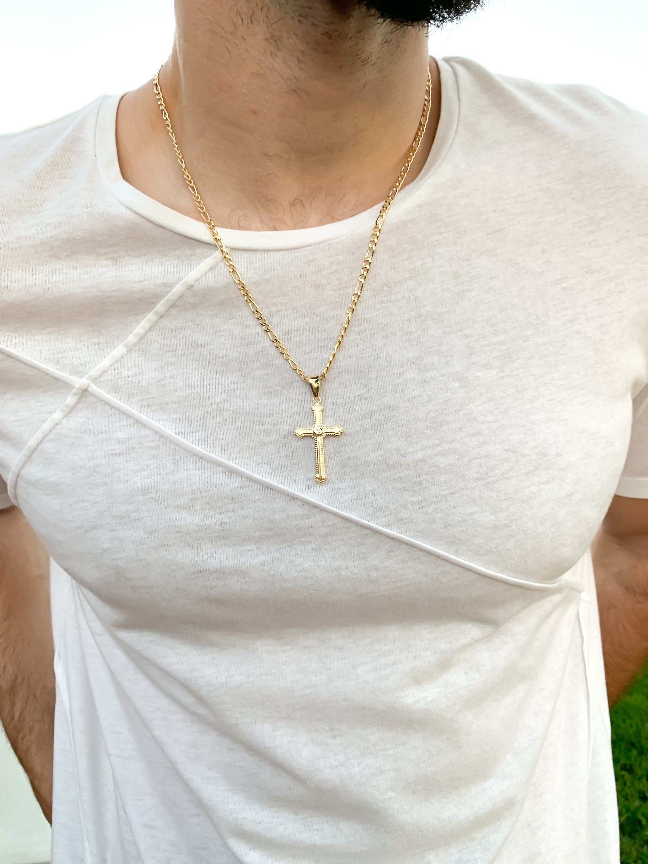 Gold Crucifix Necklace