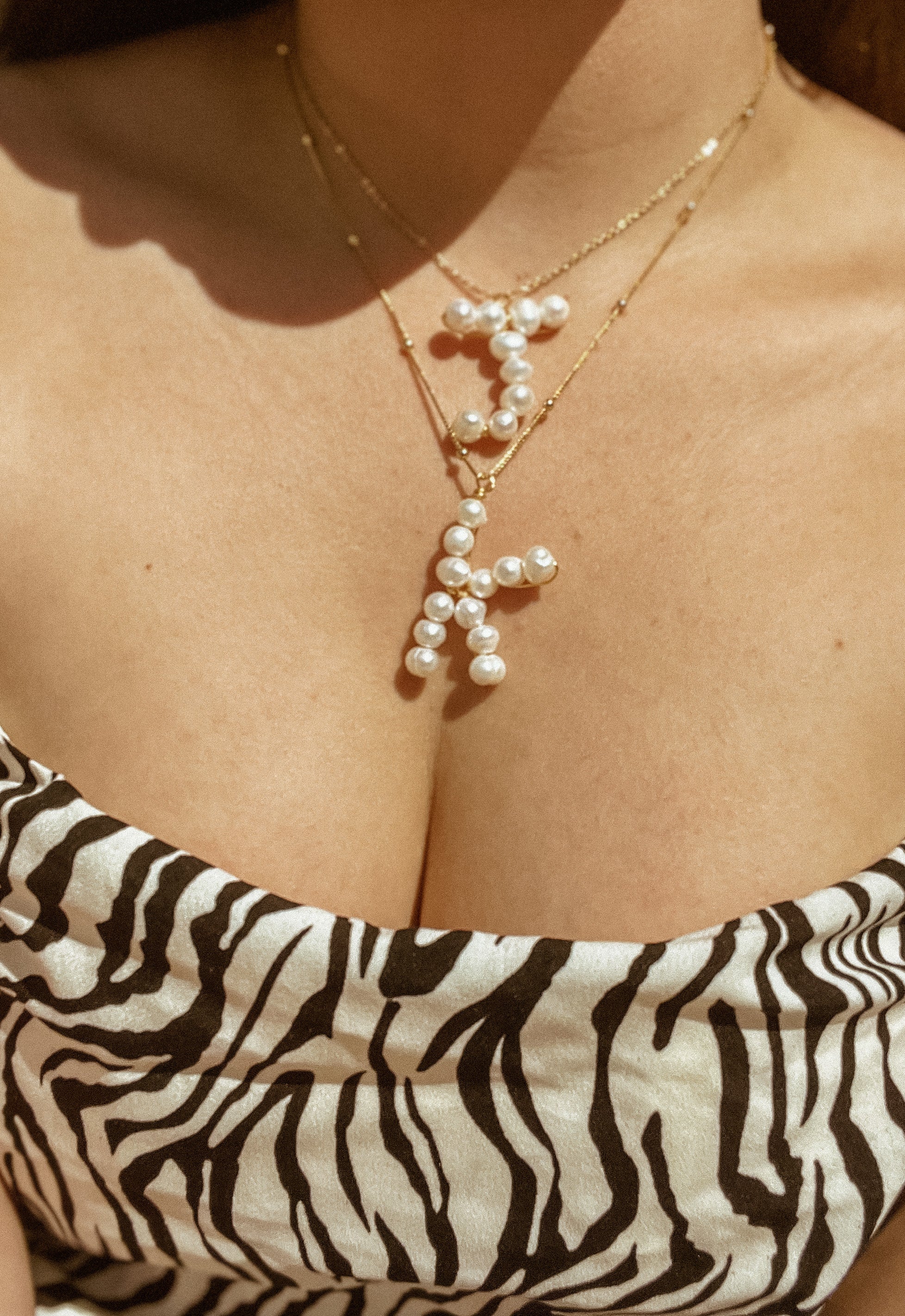Fedora Initial Necklace