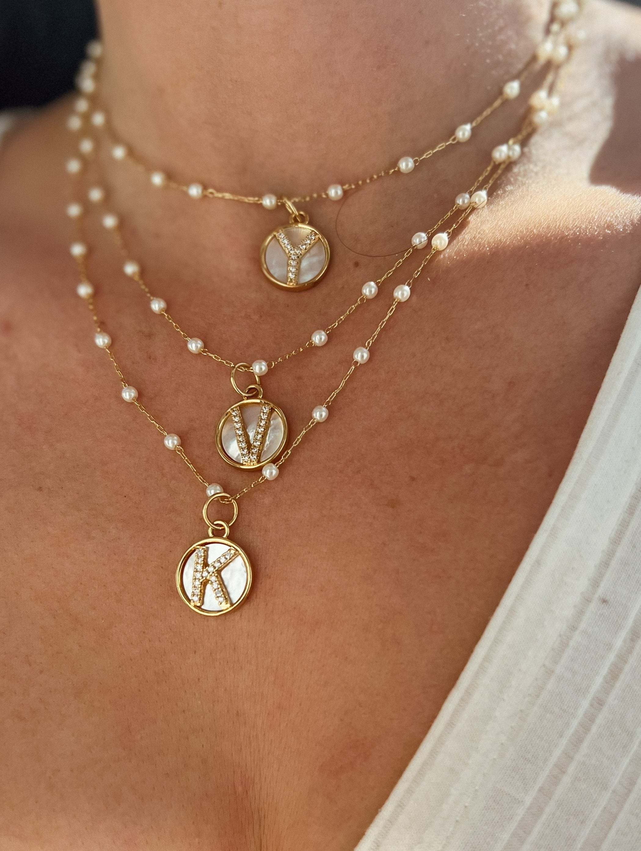 Phedora Initial Necklace