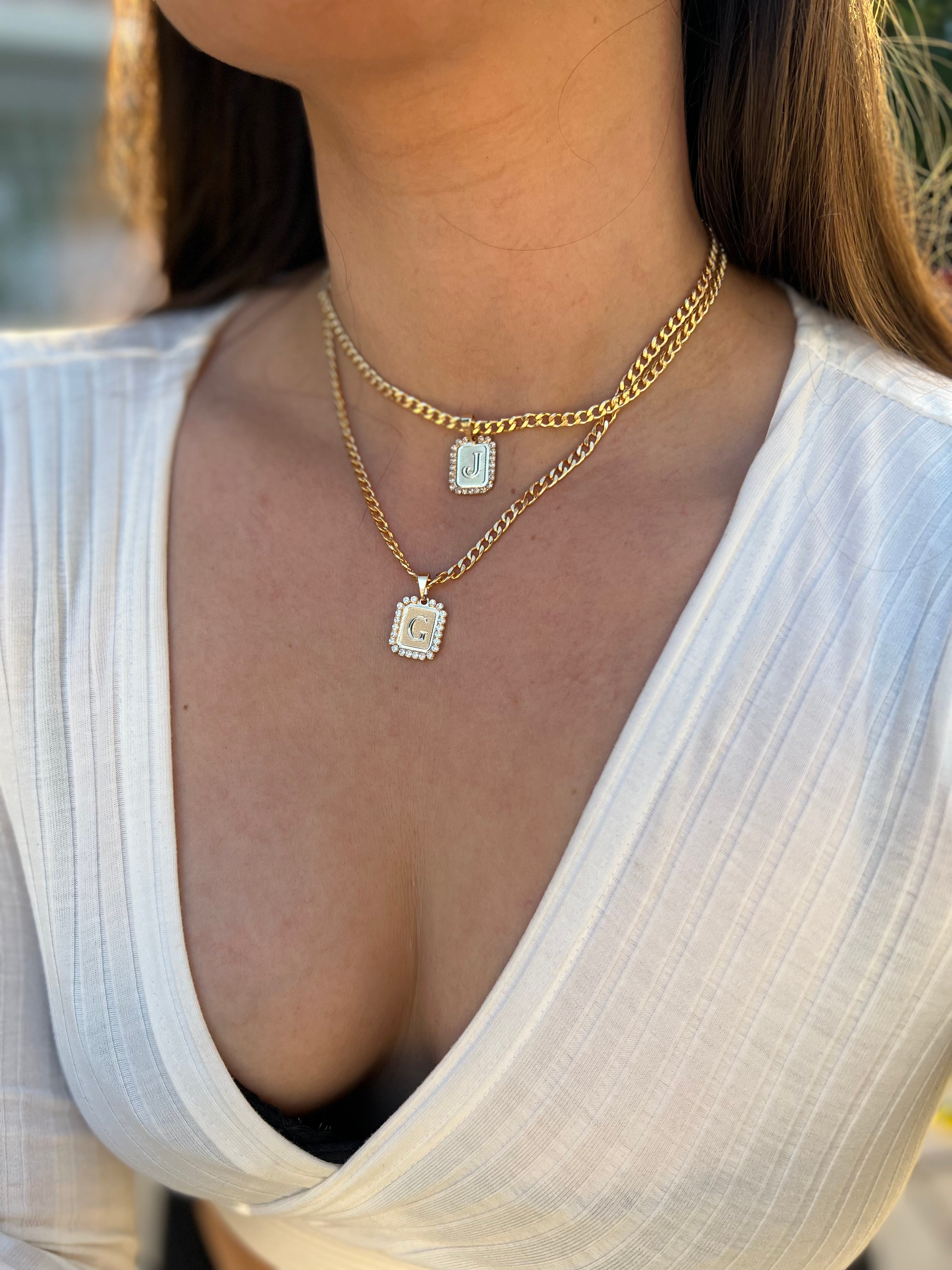 Tifanny Tag Necklace