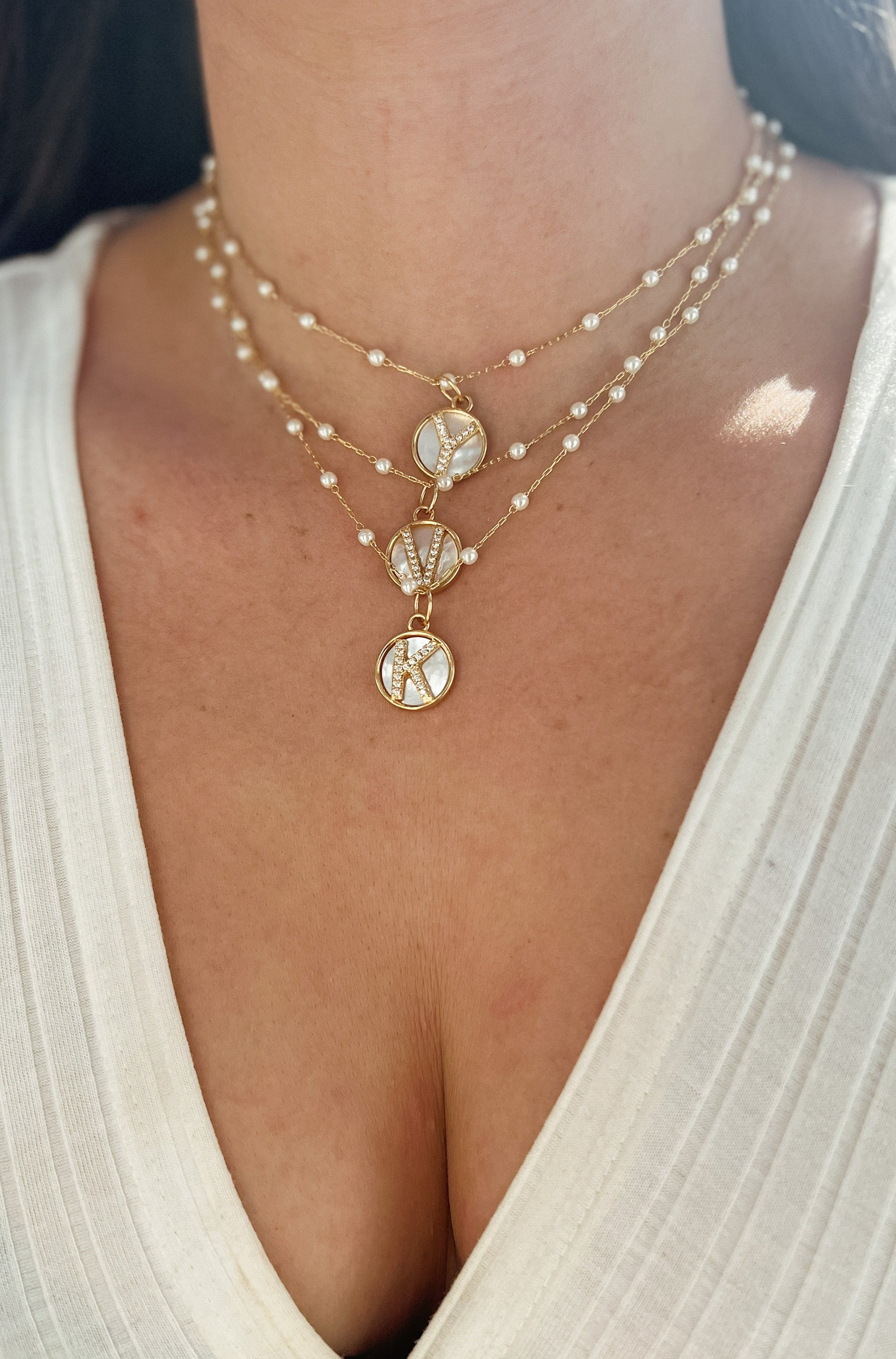Phedora Initial Necklace