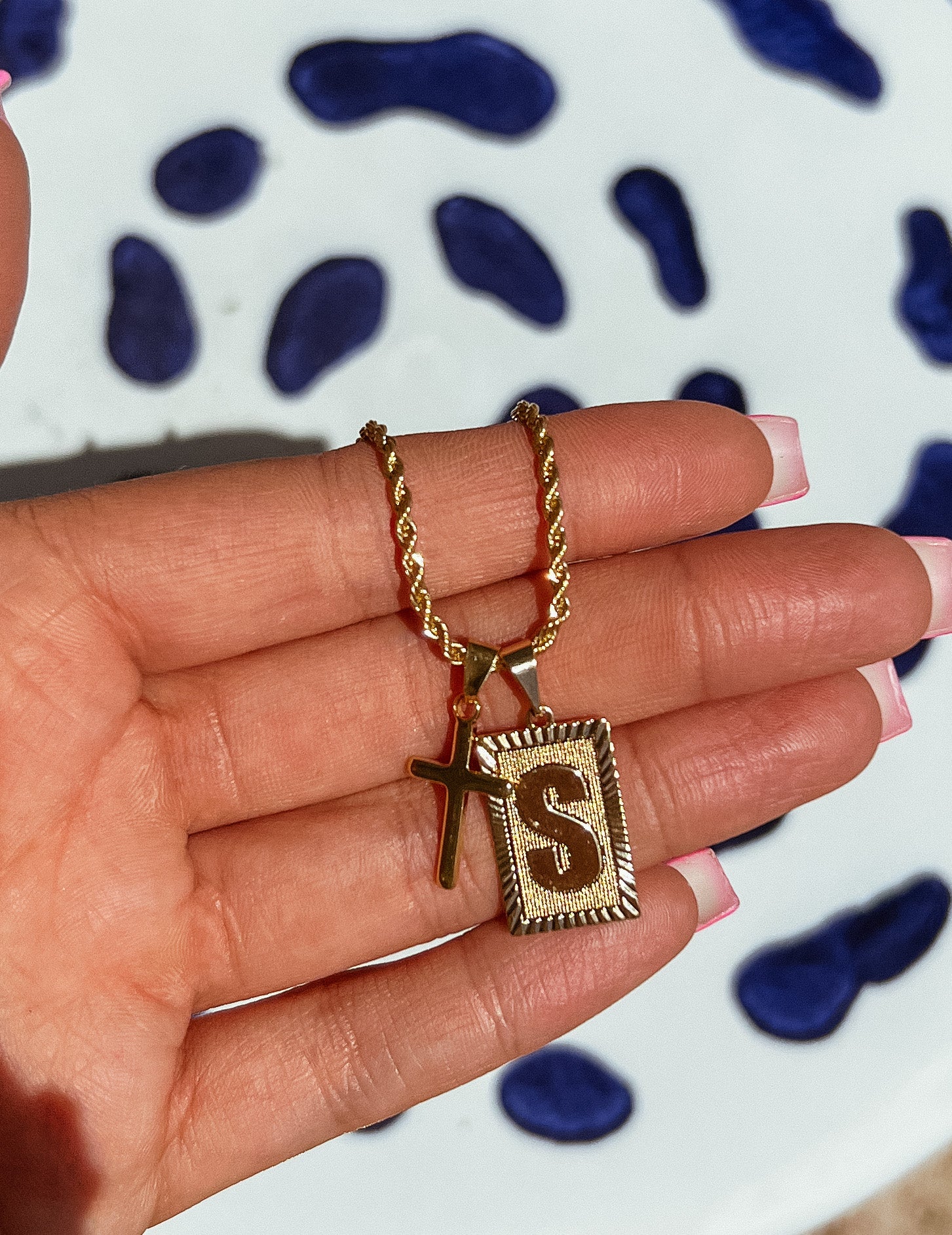 Evangeline Initial Necklace