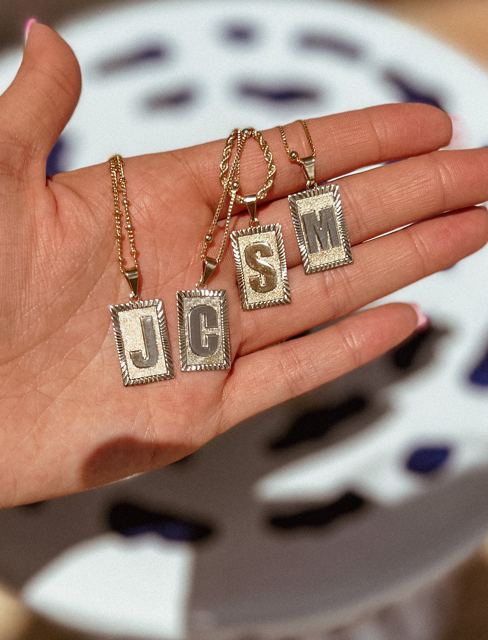 Evangeline Initial Necklace