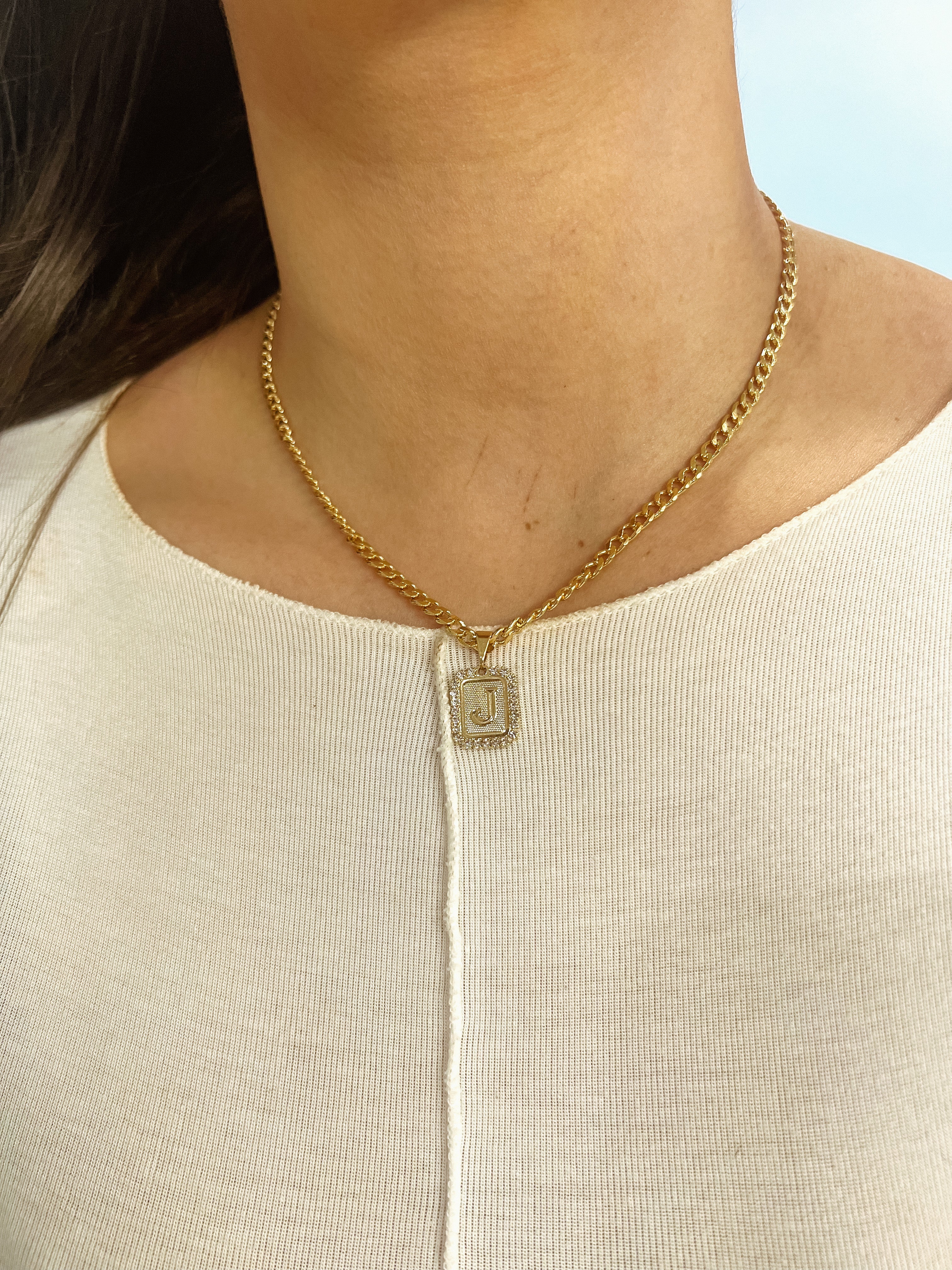 Tifanny Tag Necklace