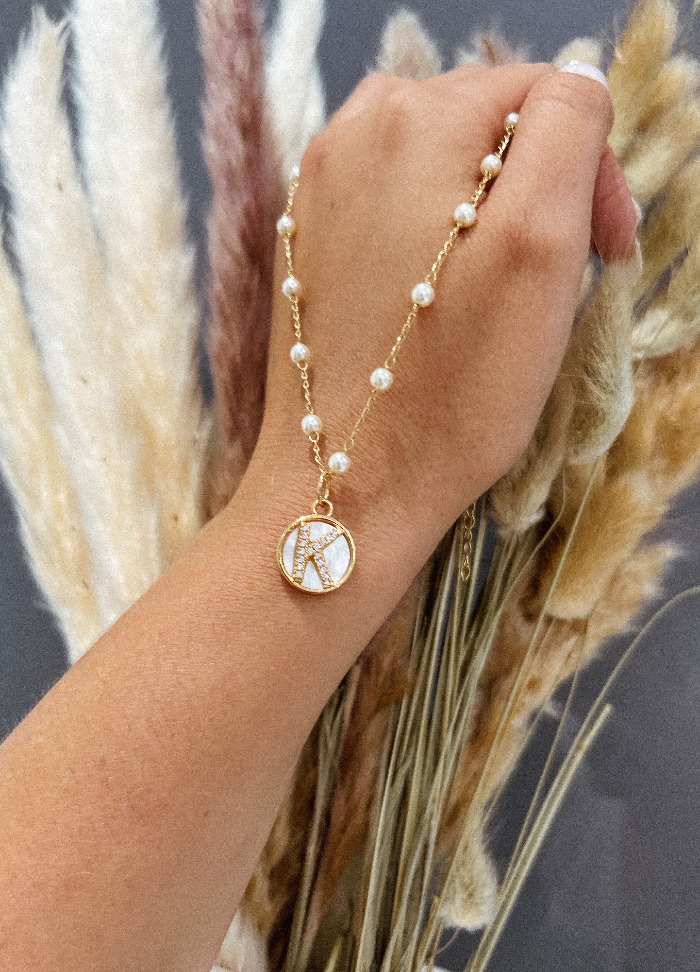 Phedora Initial Necklace