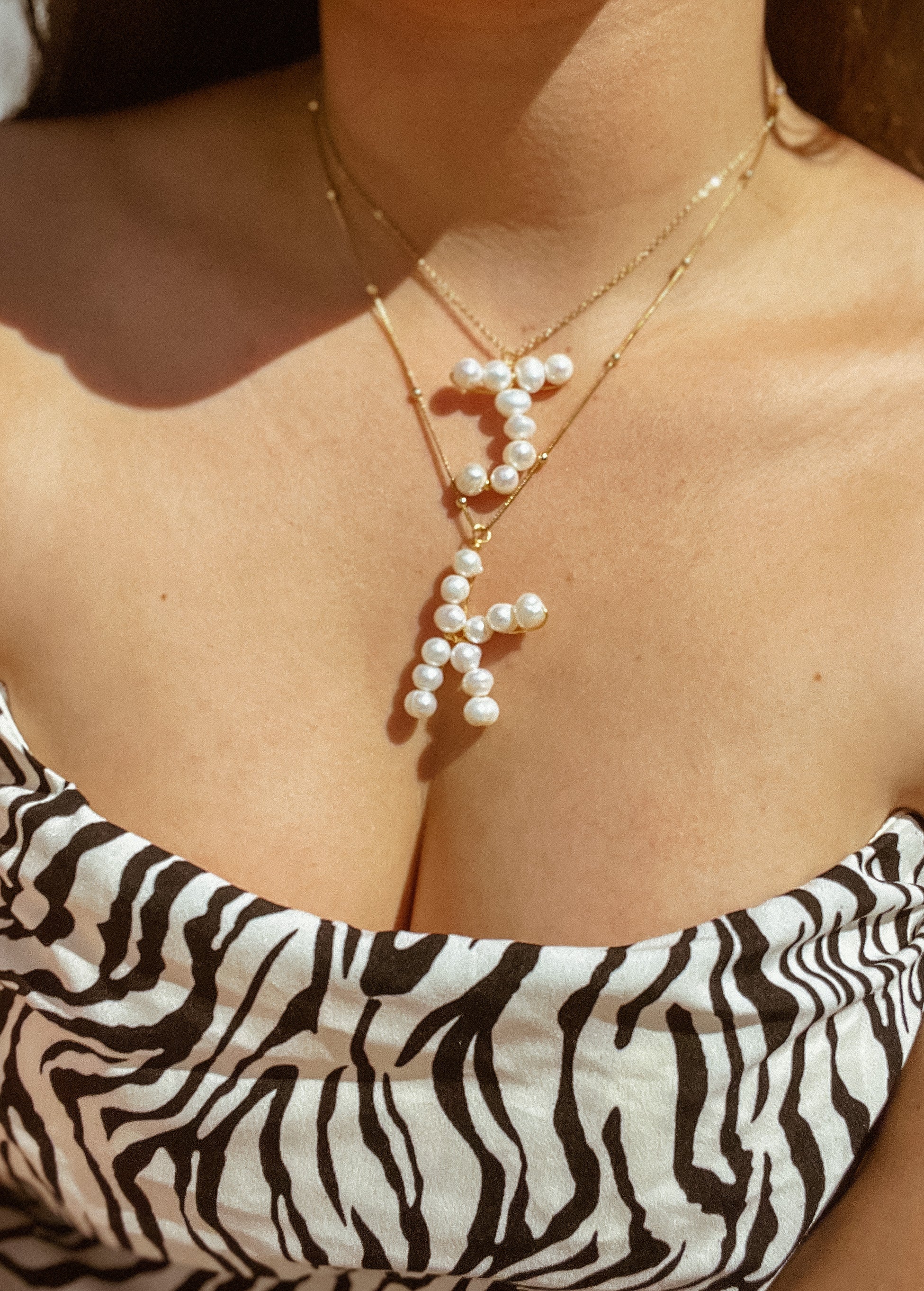 Fedora Initial Necklace