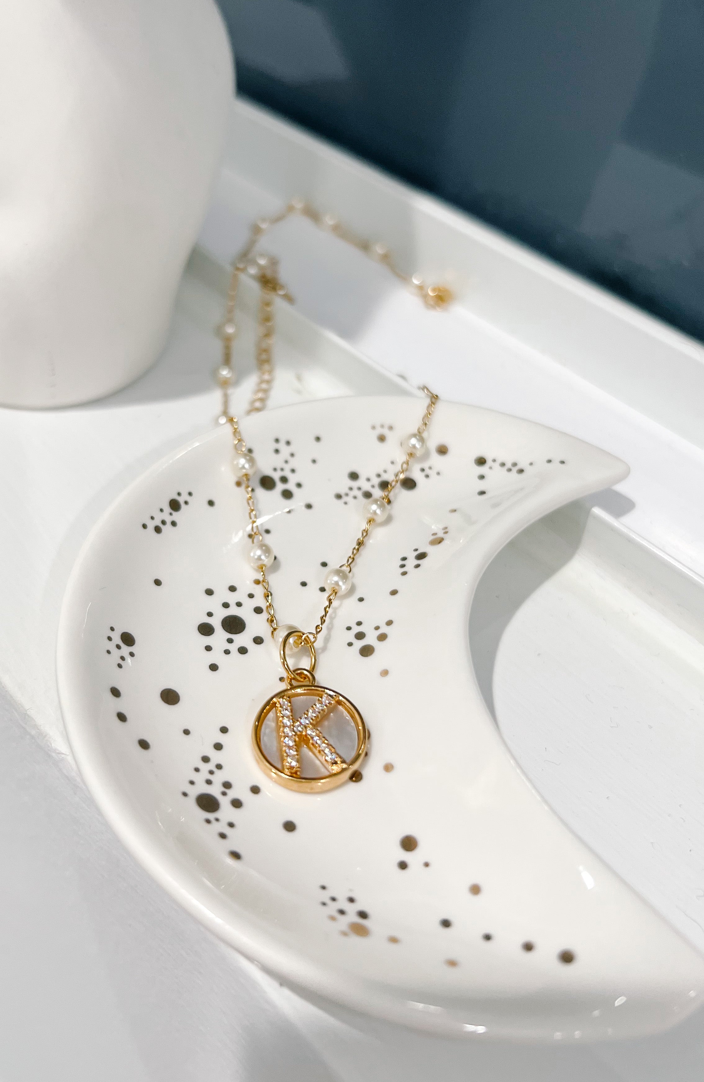 Phedora Initial Necklace