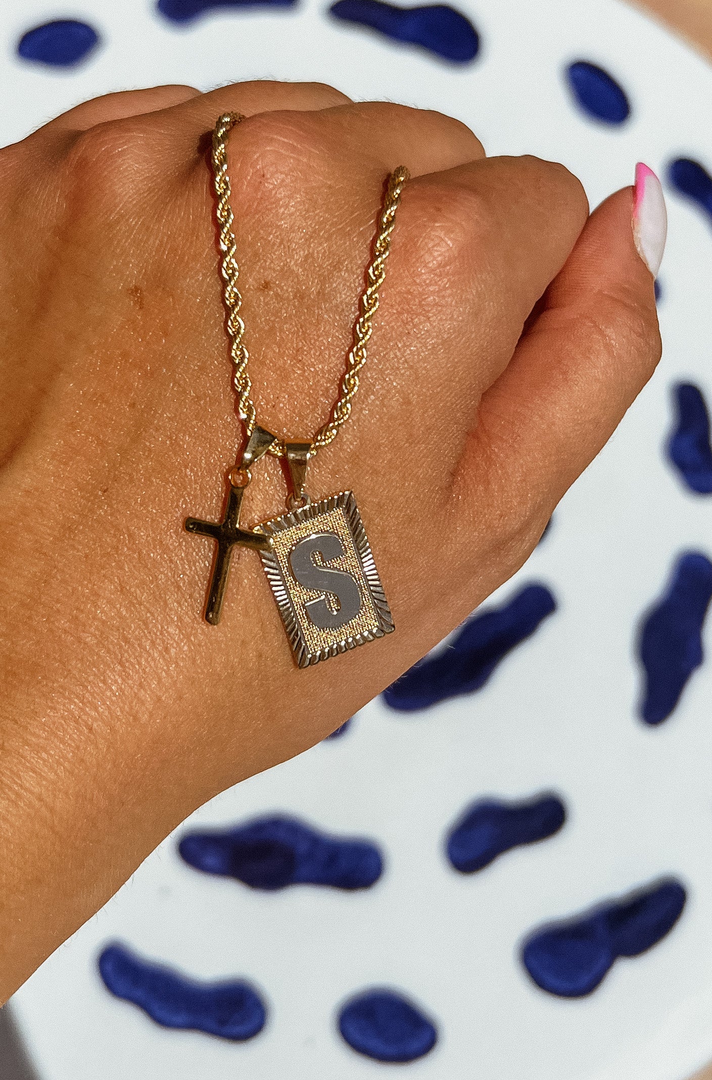 Evangeline Initial Necklace