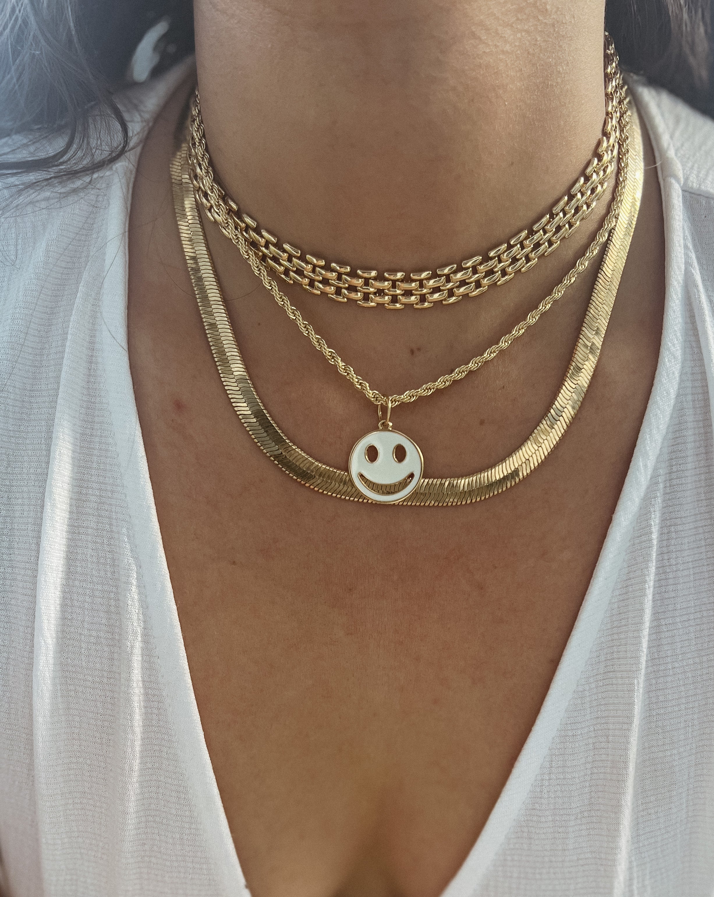 Maya Smiley Necklace